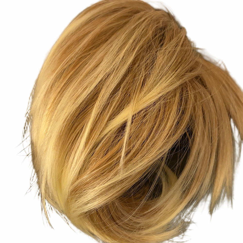 NWT Clip in pony tail 8” multi color light brown /blonde.